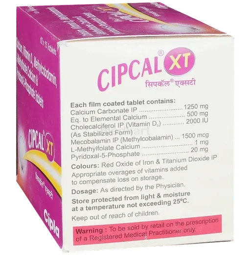 cipcal xt tablet 15's